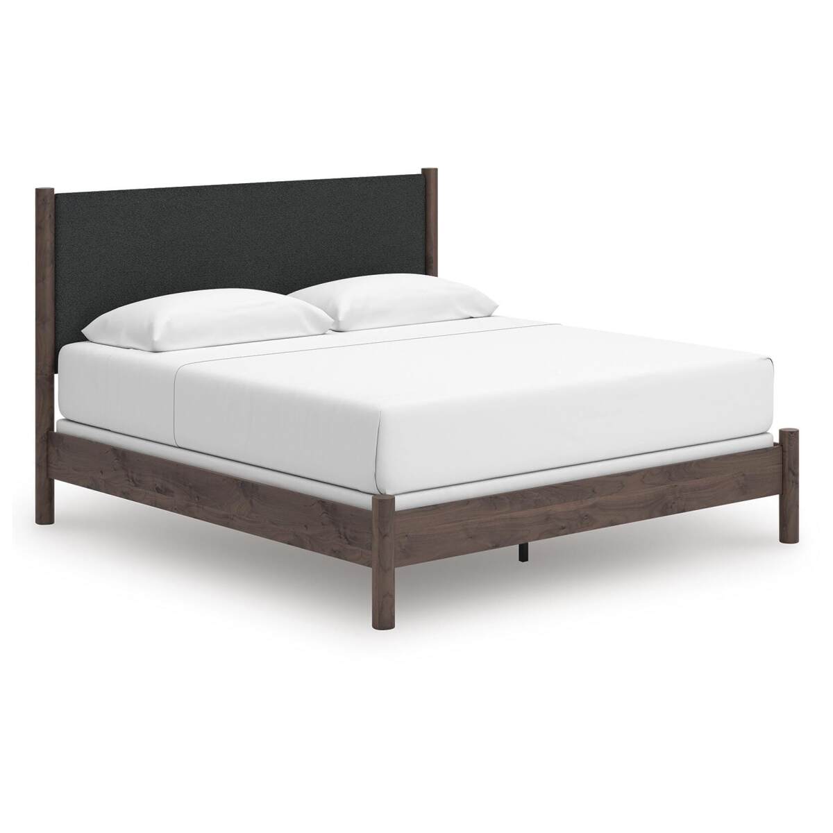 40307e2e583a2fb79424860b93ebe982 Pamytta King Upholstered Panel Bed - Image 1