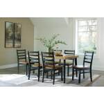 Blondon Dining Table and 6 Chairs (Set of 7) - Image 3