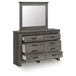 Frandern Twin Bookcase Bed with Storage, Dresser and Mirror - Image 5