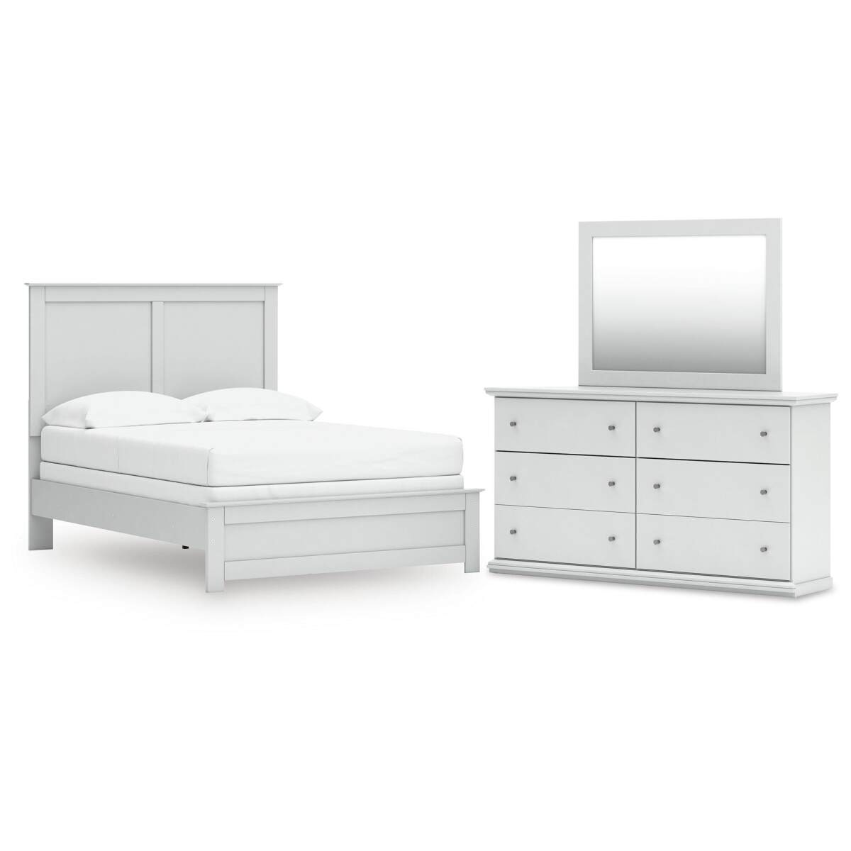 40adf532ef0c0cefd53b988f1f6bbcfe Bostwick Shoals Full Panel Bed, Dresser and Mirror - Image 1