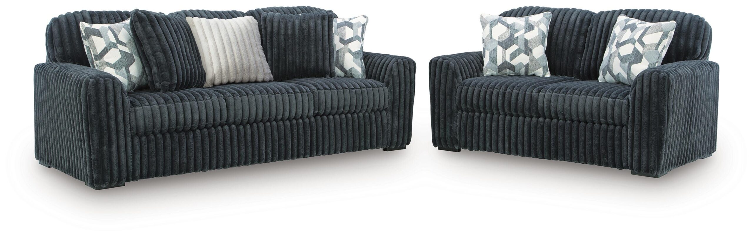 40b7ec270b51d3fed9afd54f439ff1e8 Midnight-Madness Sofa and Loveseat - Image 1