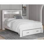 Altyra Queen Upholstered Bookcase Bed with Storage - Image 3