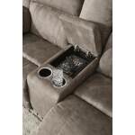 Laresview Reclining Loveseat with Console - Image 8