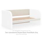 Arloster Twin Upholstered Daybed Panel/Rails/Slats - Image 2