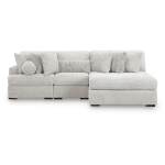 Cuddle Plush 3-Piece Sectional with Chaise