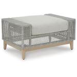 Seton Creek Outdoor Ottoman with Cushion - Image 2