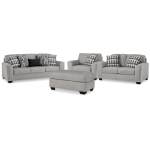 Avenal Park Sofa, Loveseat, Oversized Chair and Ottoman