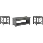 Freedan Coffee Table and 2 End Tables - Image 2