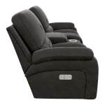 Greyson Power Reclining Loveseat w/ Headrest & Console - U49530 - Image 5