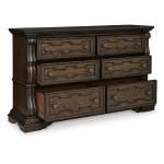 Maylee Queen Upholstered Panel Bed, Dresser and 2 Nightstands - Image 5