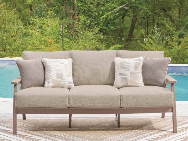 Grover Beach Outdoor Sofa with Cushion - Image 3