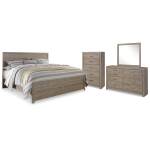 Culverbach King Panel Bed, Dresser, Mirror and Chest