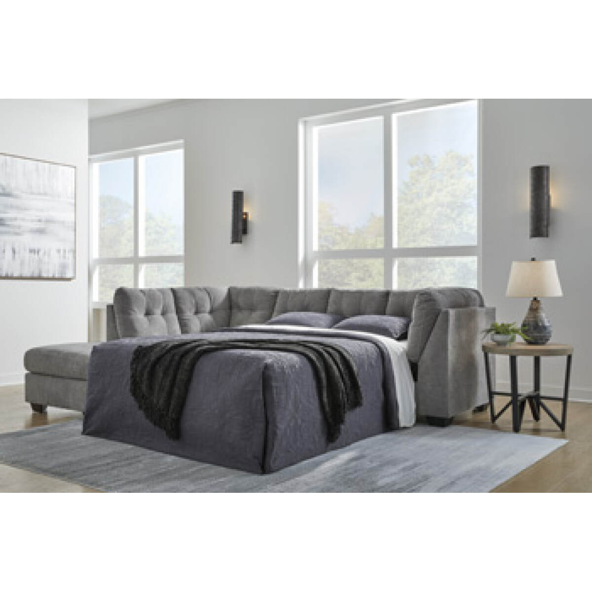 42aaac0c88fb160b27e0c4746d4b4a43 Marleton Right-Arm Facing Full Sofa Sleeper - Image 1