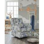 Dustinford Swivel Glider Accent Chair - Image 3