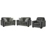 Lonoke 2 Loveseats and Chair - Image 2