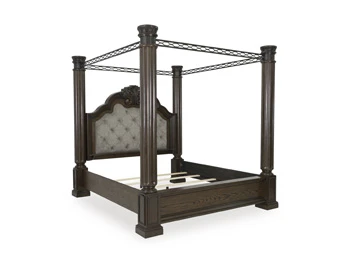 445fd1c2b2c34515317624642ca0a7c7 Maylee Queen/King/California King Footboard Posts - Image 1