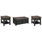 Tyler Creek Coffee Table and 2 End Tables - Image 2
