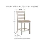 Skempton Counter Height Dining Table and 4 Barstools - Image 8
