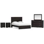 Belachime Queen Panel Bed, Dresser, Mirror and 2 Nightstands - Image 2