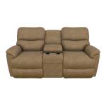 Trouper Power Reclining Loveseat w/ Headrest, Lumbar & Console - X49724
