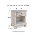 Robbinsdale Twin Storage Bed, Dresser, Mirror and Nightstand - Image 14