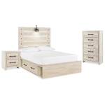 Cambeck Full Panel Bed with Storage, Chest and Nightstand - Image 2