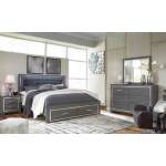 Lodanna King Upholstered Storage Bed, Dresser, Mirror, and Nightstand - Image 2