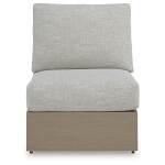 Kimpton Isle Outdoor Armless Chair with Cushion - Image 4