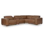 Magic Man 5-Piece Power Reclining Sectional with Console
