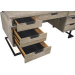 Harper Point 66" Executive Desk IHP-304-KHA - Image 7