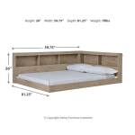 Oliah Full Bookcase Storage Bed - Image 5