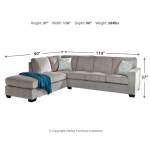 Altari 2-Piece Sleeper Sectional with Chaise - Image 5