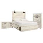 Cambeck Queen Storage Bed, Chest and 2 Nightstands - Image 2