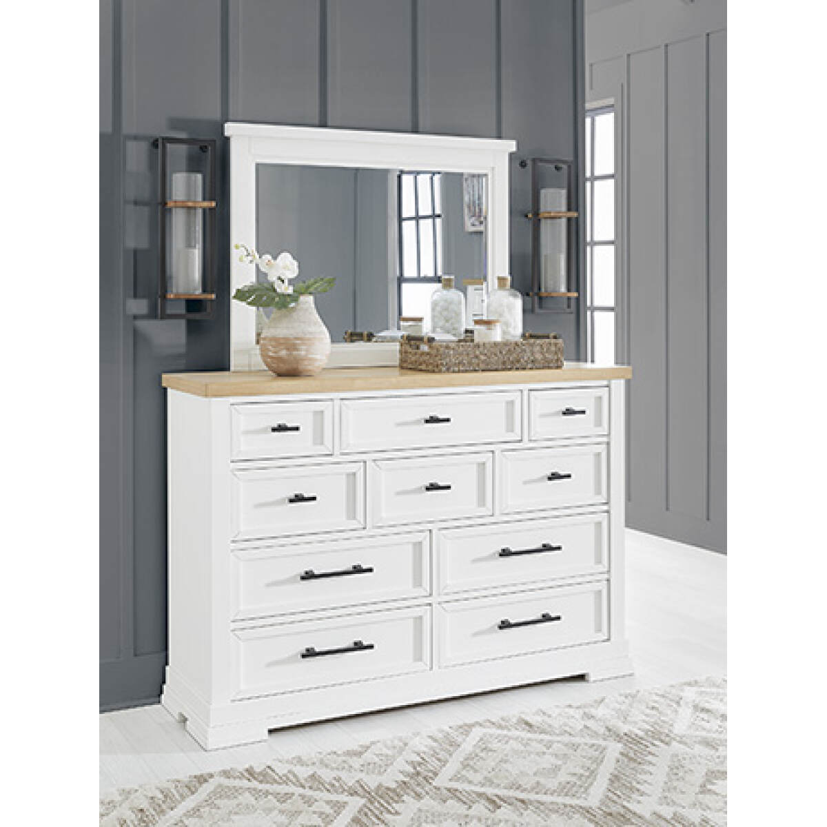 47897ad461ff72b0db9fa63edb0b5220 Ashbryn Bedroom Mirror - Image 1