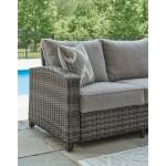 Oasis Court Outdoor Sofa/Chairs/Table Set (Set of 4) - Image 8