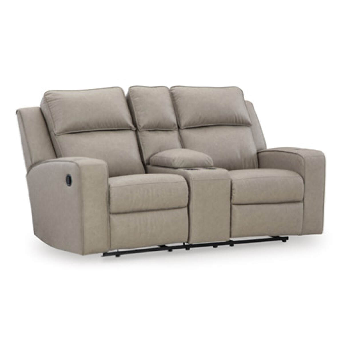 47c6ffcc6d5500bc5c1a4a9ede7ba897 Lavenhorne Reclining Loveseat with Console - Image 1
