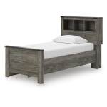 Frandern Twin Bookcase Bed with Storage, Dresser and Mirror - Image 17