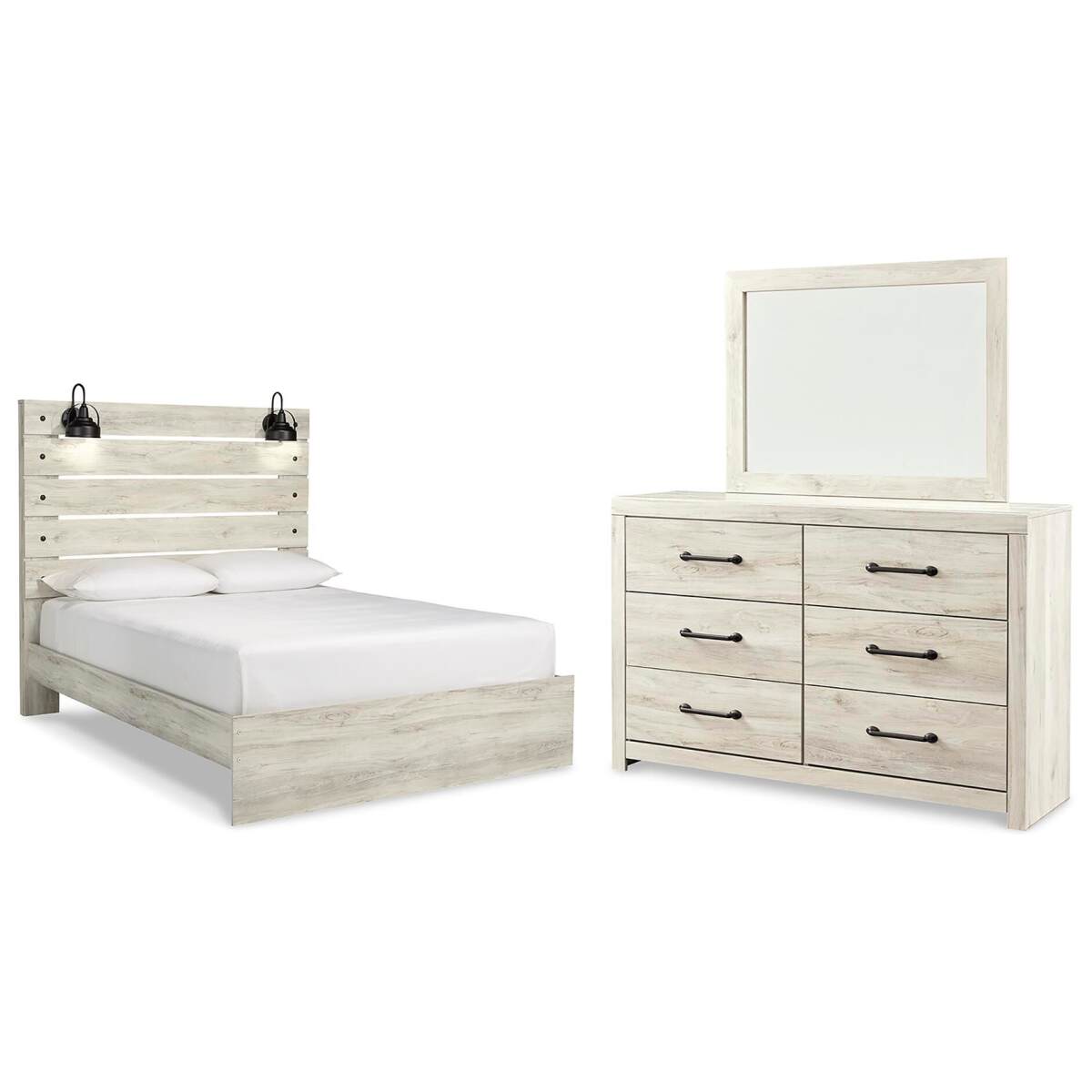 47f53c3dfd2d1c68b9bfa1b8180dd41f Cambeck Queen Panel Bed, Dresser and Mirror - Image 1