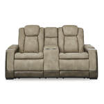 Next-Gen Durapella Power Reclining Loveseat with Console