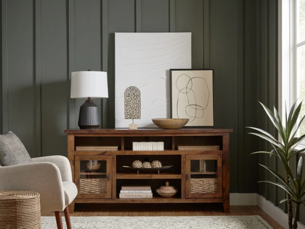 Alder Grove 65" Console W/ Doors DG1065-TOB DG1065-TOB - Image 3