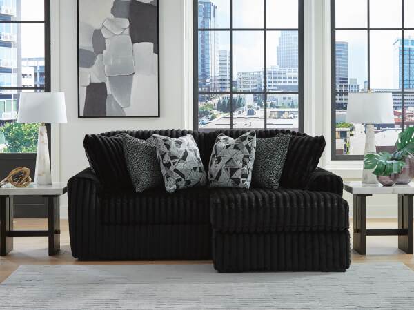 Midnight-Madness 2-Piece Sectional with Chaise - Image 3