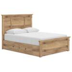 Makidern Queen Panel Storage Bed