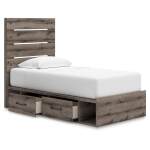 Graystorm Twin Panel Bed with Storage - Image 7