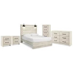 Cambeck Queen Panel Storage Bed, Dresser, Chest and 2 Nightstands