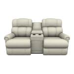 Pinnacle Power Wall Reclining Loveseat w/ Console Headrest & Lumbar - X39512