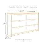 Baystorm Twin Panel Bed, Dresser and Nightstand - Image 12