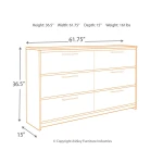 Baystorm Twin Panel Bed and Dresser - Image 8