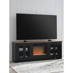 Wildenauer 76" TV Stand with Electric Fireplace - Image 3