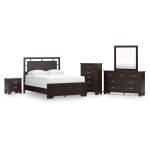 Covetown Queen Panel Bed, Dresser, Mirror, Chest and Nightstand