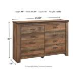 Trinell Twin Bookcase Bed, Dresser and 2 Nightstands - Image 4